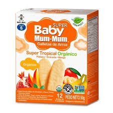 Galletas de arroz super tropical ORG 50 GR BABY MUM - MUM - BABY MUM - MUM - Aldea Nativa