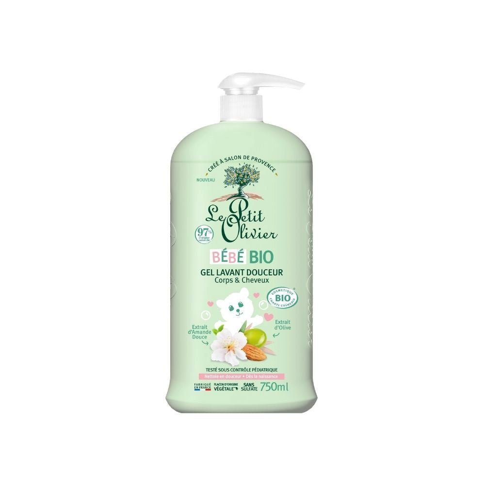 Gel de Baño Bebe Le Petit Olivier 750 Ml - LE PETIT OLIVIER - Aldea Nativa