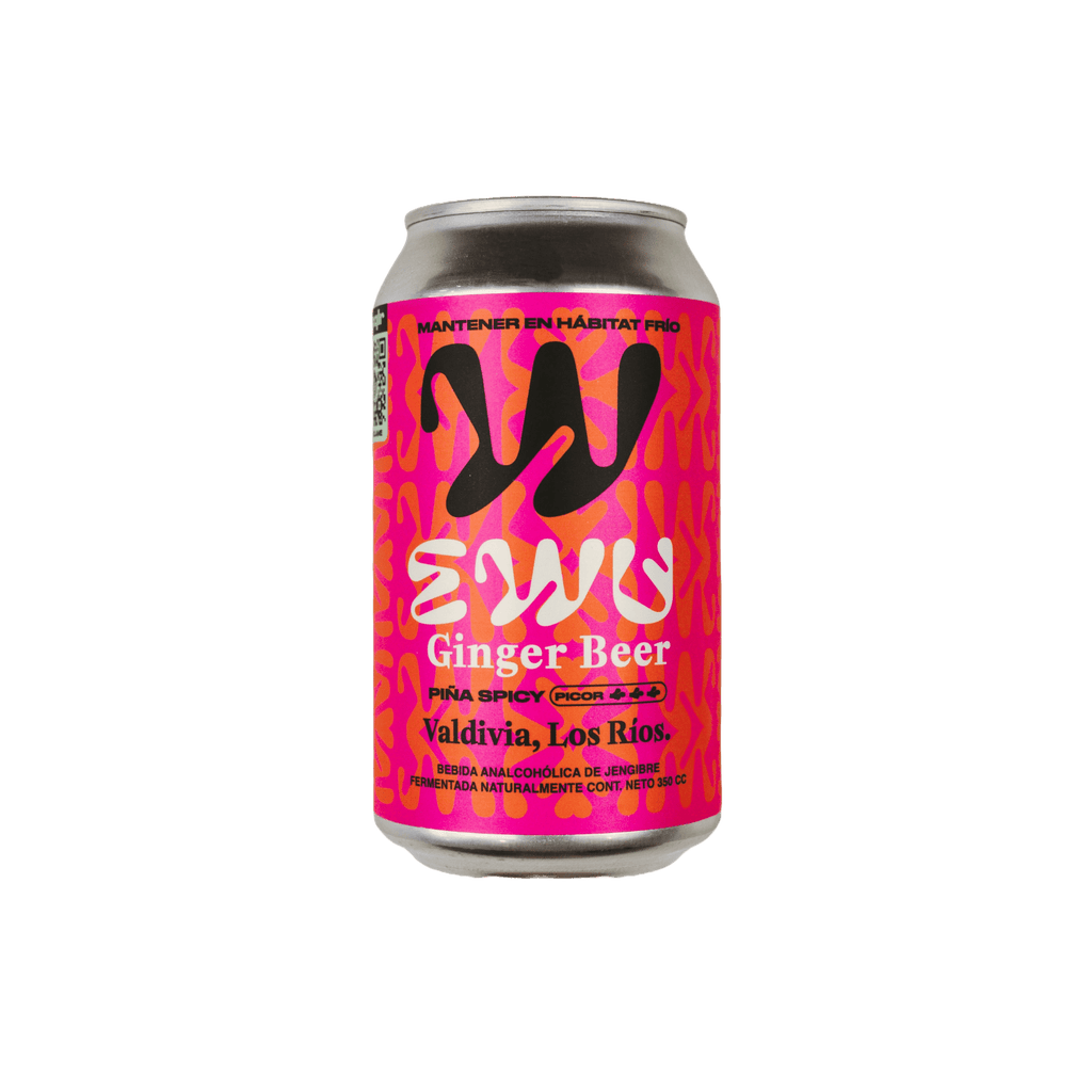 Ginger beer piña spicy 350 ML EWU - EWU - Aldea Nativa
