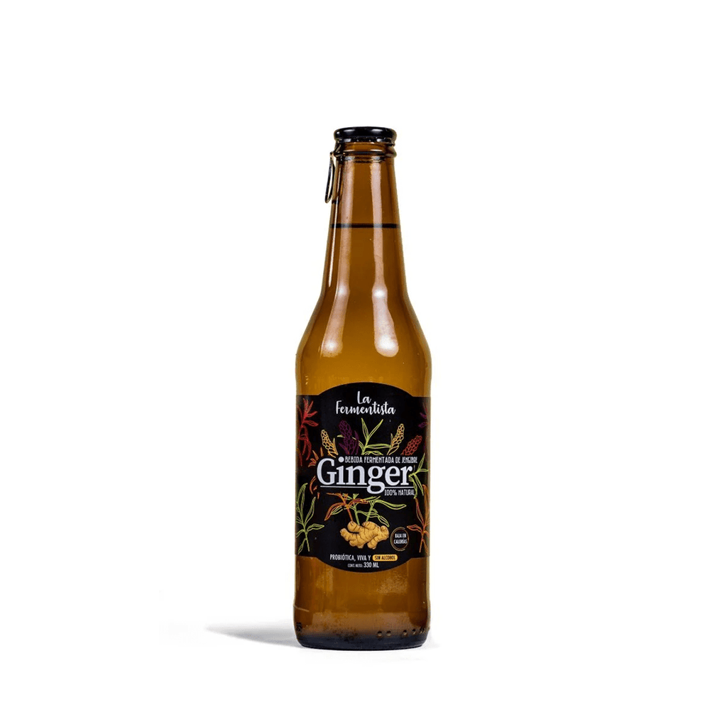Ginger de Jengibre con Kefir La Fermentista 330 Ml - LA FERMENTISTA - Aldea Nativa