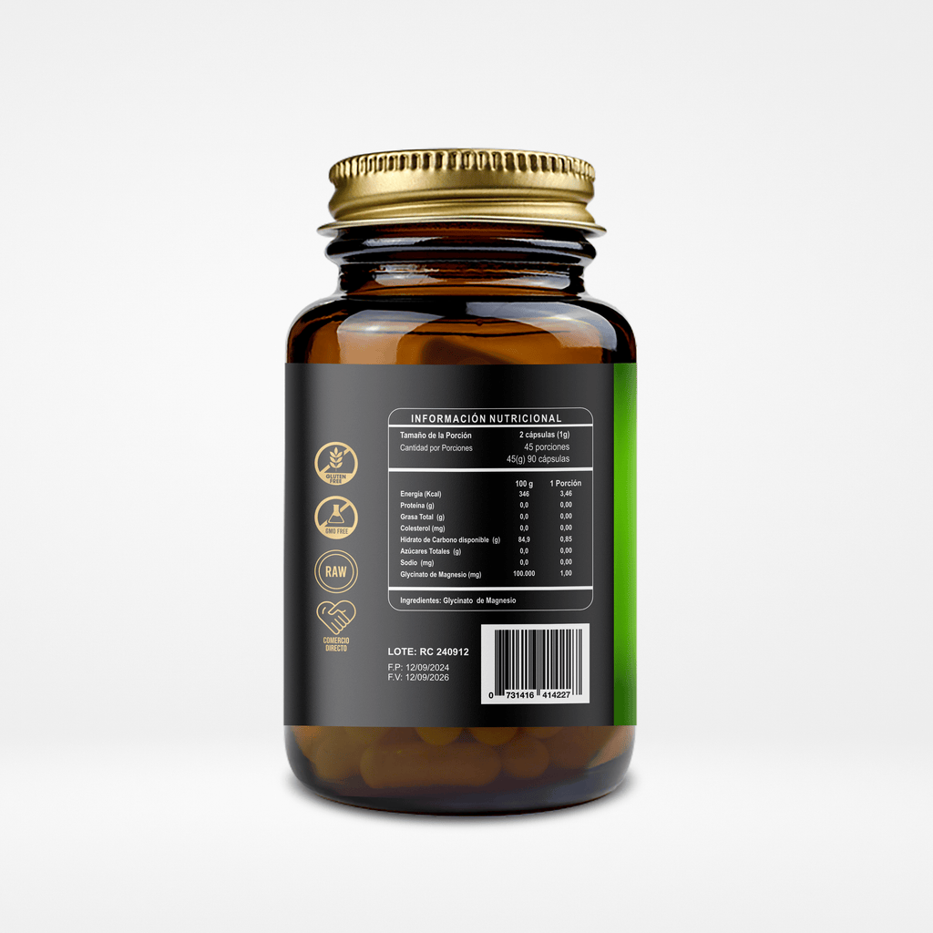 Glycinato de Magnesio 90 cap Ri&Co - RI&CO - Aldea Nativa