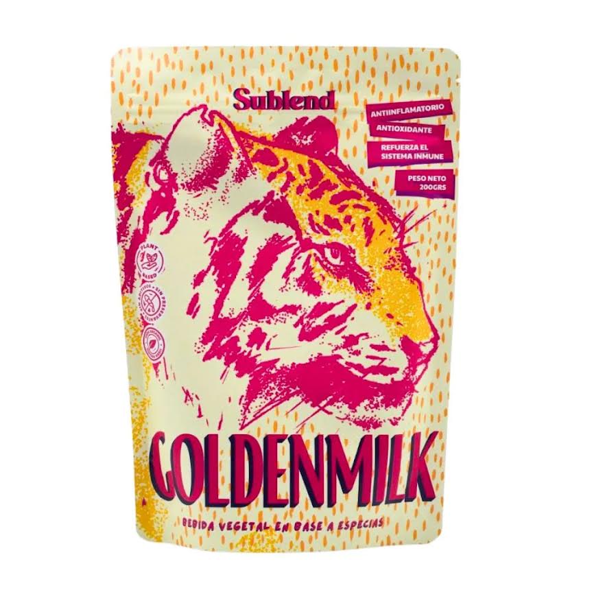 Golden milk en polvo 200 GR SUBLEND - SUBLEND - Aldea Nativa