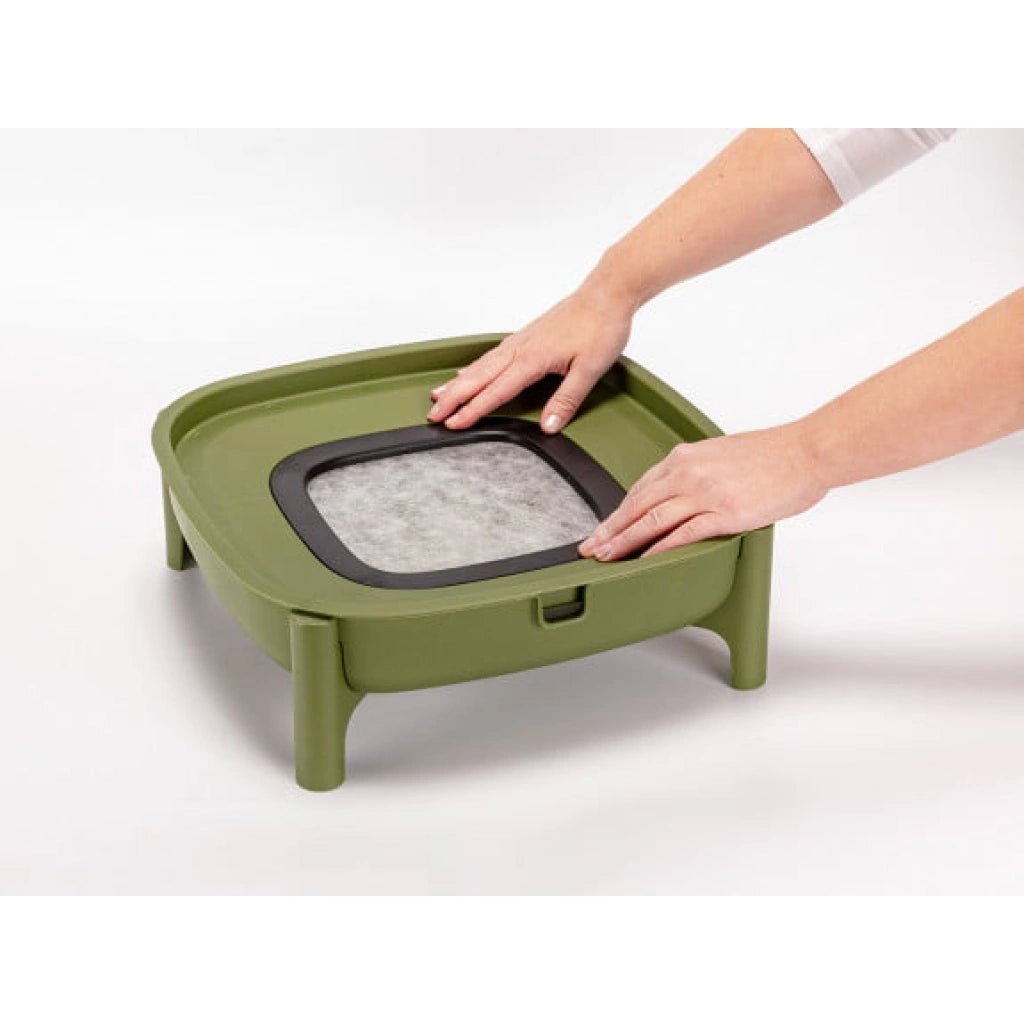 Granja de lombrices para Vermicompostaje y compostaje interior verde oscuro un Miobio - MIOBIO - Aldea Nativa