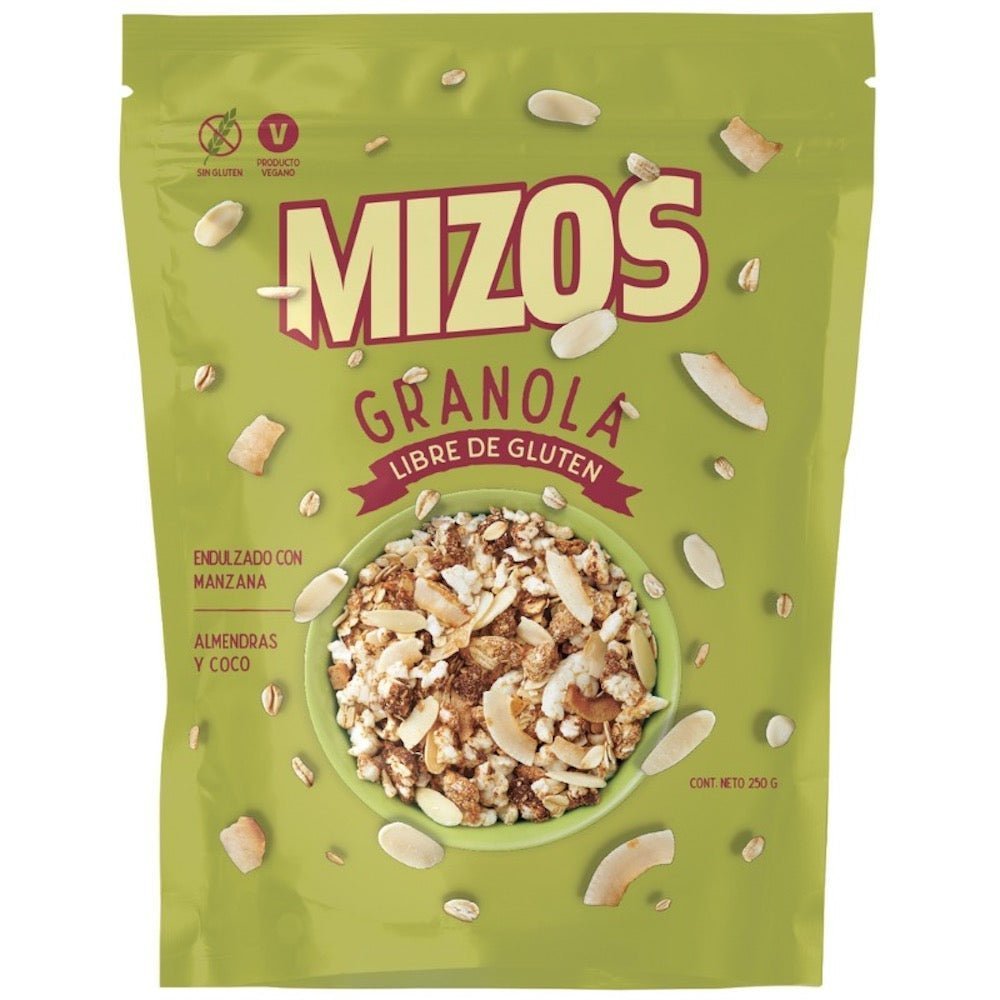 Granola Almendra Coco Mizos 250 Gr - MIZOS - Aldea Nativa