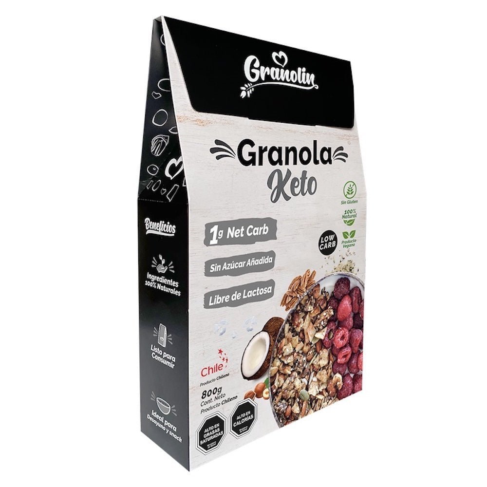 Granola Keto Granolin 800 Gr - GRANOLIN - Aldea Nativa