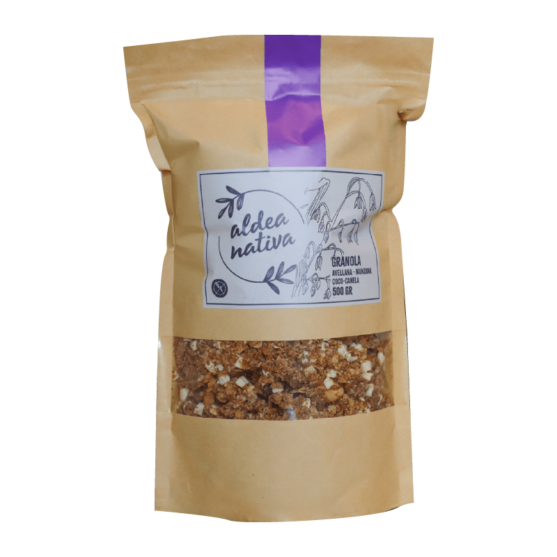Granola sin gluten manzana canela avellana 500 gr Aldea Nativa - Aldea Nativa - Aldea Nativa