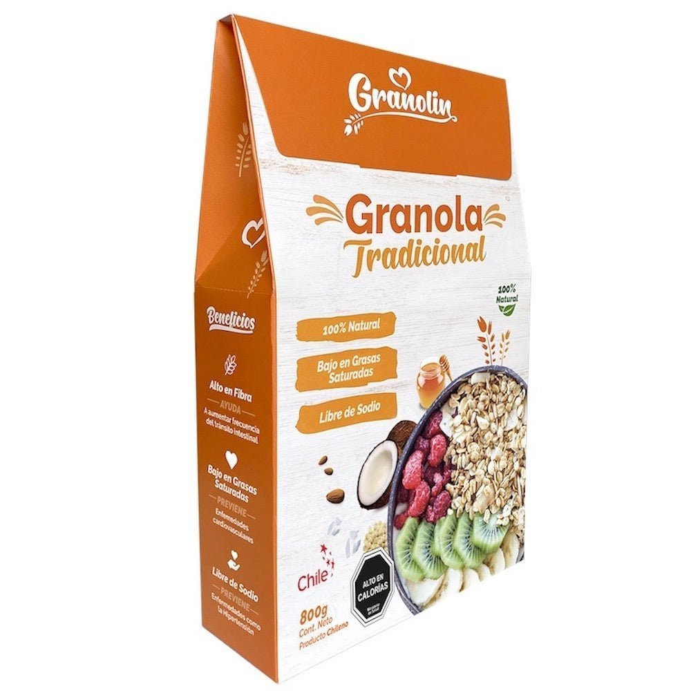 Granola Tradicional Granolin 800 Gr (Fecha Venc. 07/24) - GRANOLIN - Aldea Nativa