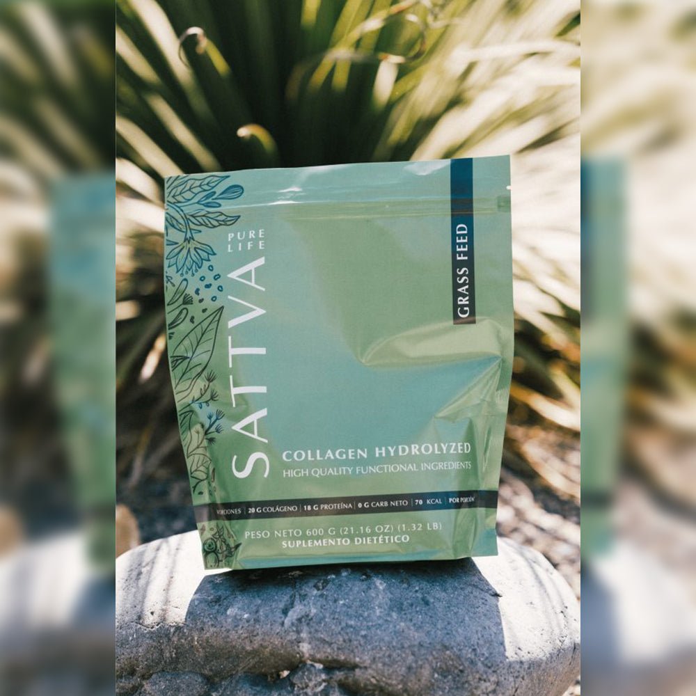 Grass feed Collagen Peptides hydrolyzed 0.6 GR Sattva Pure Life - SATTVA - Aldea Nativa