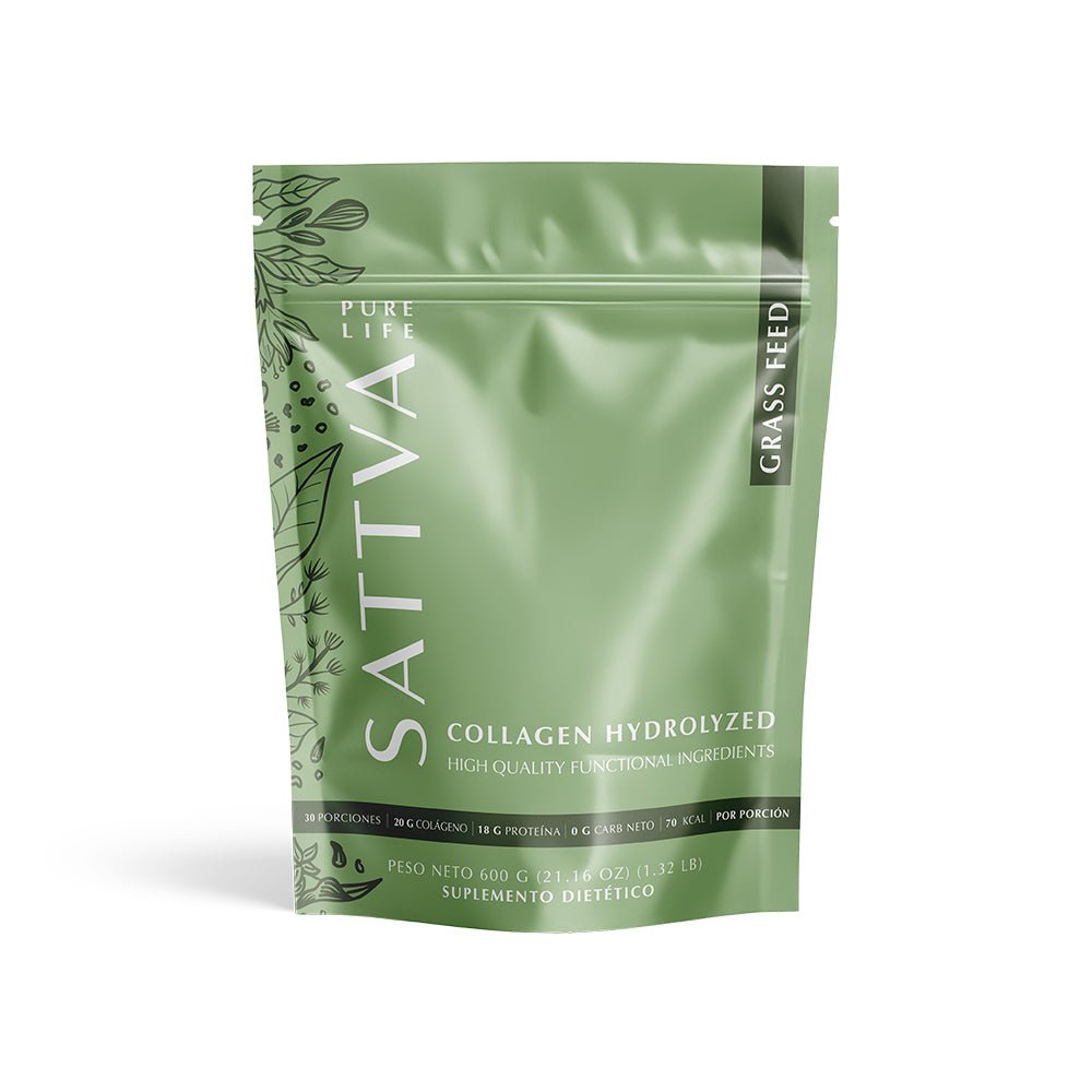 Grass feed Collagen Peptides hydrolyzed 0.6 GR Sattva Pure Life - SATTVA - Aldea Nativa