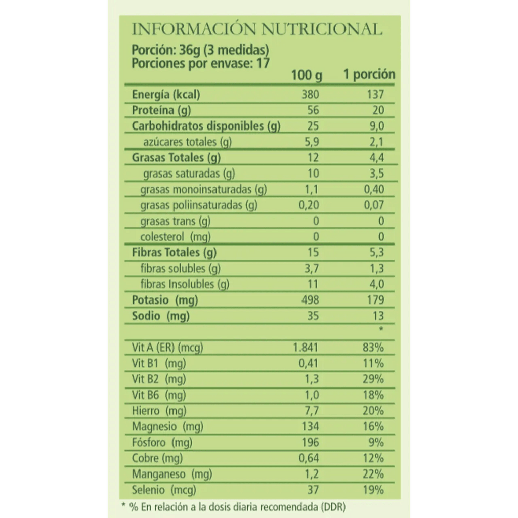 Green Protein Cacao 600gr Aquasolar - AQUASOLAR - Aldea Nativa