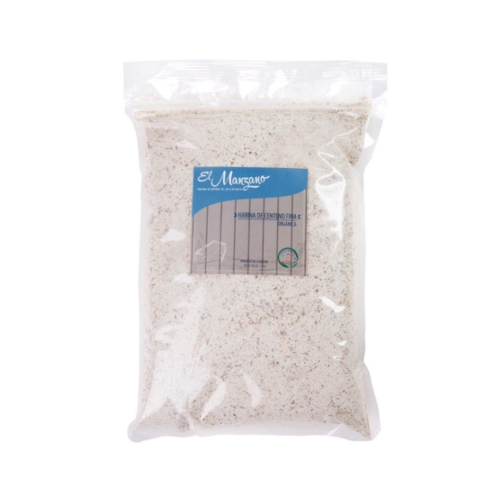 Harina de Centeno InteGral Orgánico El Manzano 1 Kg - EL MANZANO - Aldea Nativa