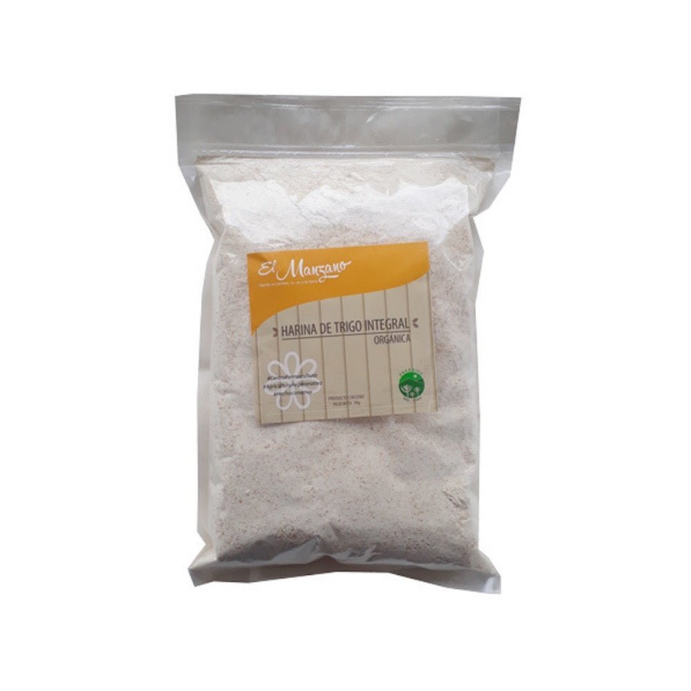 Harina de Trigo InteGral Orgánico El Manzano 1 Kg - EL MANZANO - Aldea Nativa