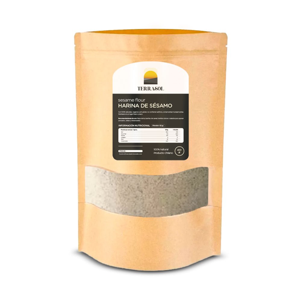 Harina sesamo 400 gr Terrasol - TERRASOL - Aldea Nativa