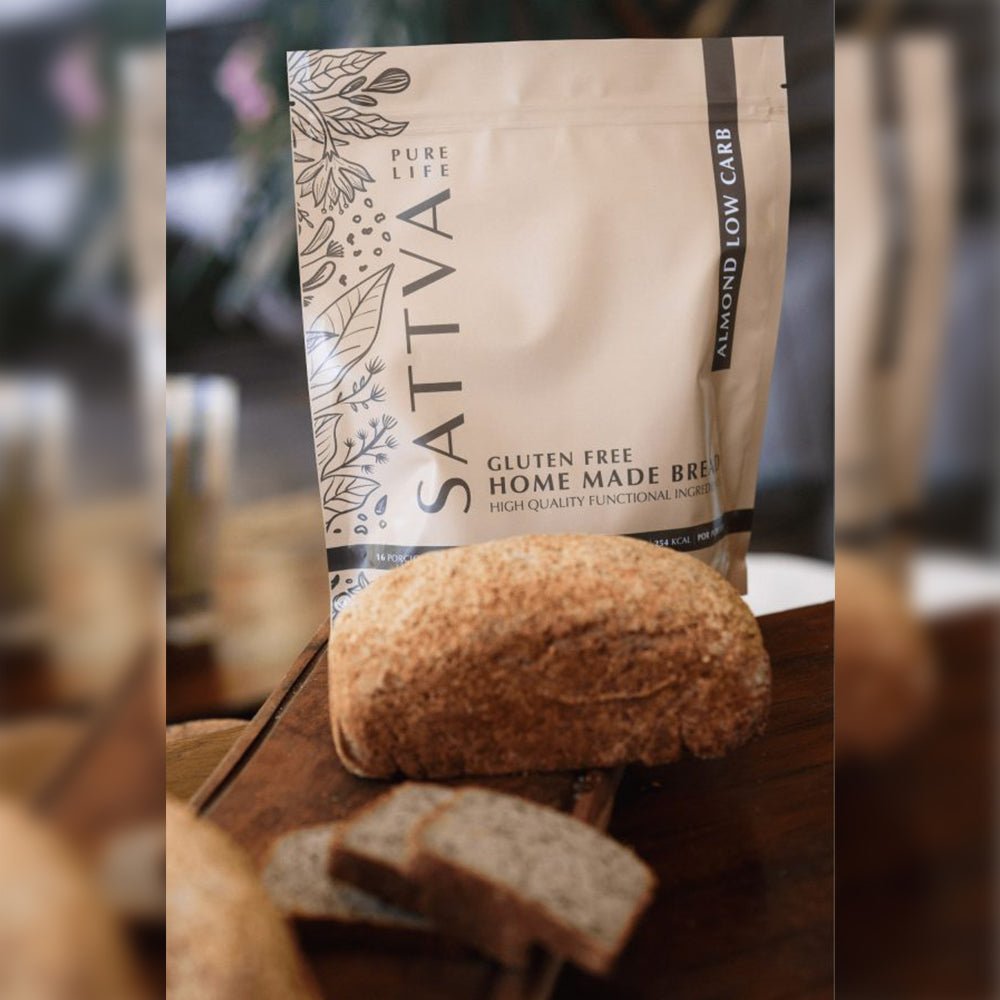 Homemade Bread gf Almond low carb 1 kg Sattva Pure Life - SATTVA - Aldea Nativa