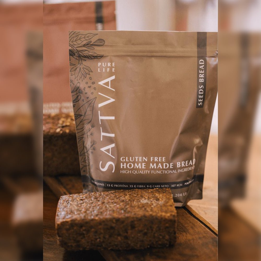 Homemade Bread gf Seeds bread 1 kg Sattva Pure life - SATTVA - Aldea Nativa