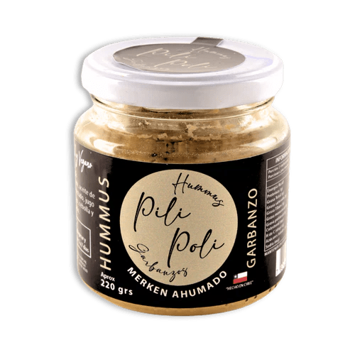 Hummus de garbanzos merken ahumado 220 gr Pili Poli - PILI POLI - Aldea Nativa