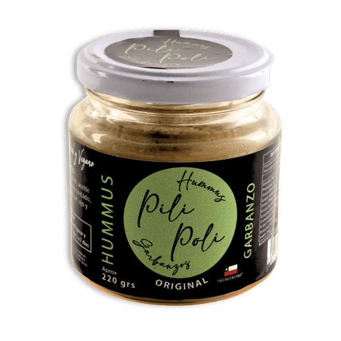 Hummus de garbanzos original 220 gr Pili Poli - PILI POLI - Aldea Nativa