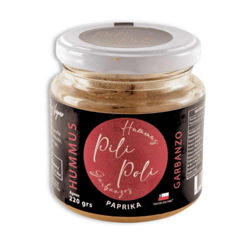 Hummus de garbanzos Paprika 220 gr Pili Poli - PILI POLI - Aldea Nativa
