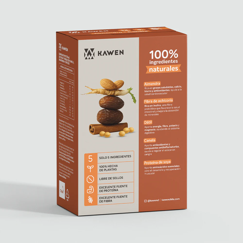 Barra almendra canela UN KAWEN