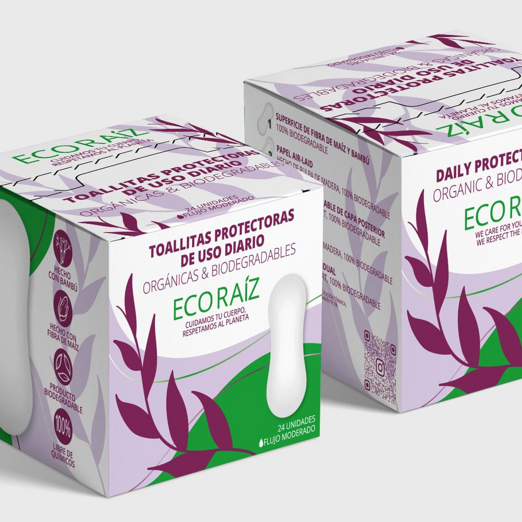 Toallitas protectoras de uso diario 0.35 GR ECORAIZ