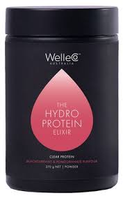 The hydroprotein elixir blackcurrant & pomegrantate 270 GR WELLECO
