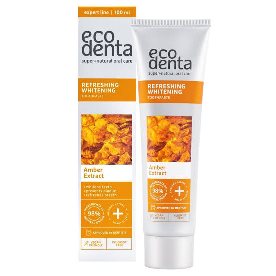 Pasta dental blanqueadora refrescante con ambar  100 ML ECODENTA