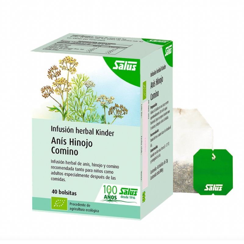 Infusión Anis Hinojo Comino Salus Flora 40 Bol - SALUS FLORA - Aldea Nativa