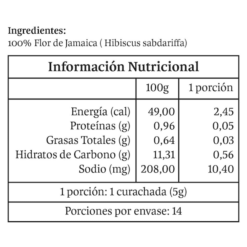 Infusion Flor de Jamaica Avanti 70 Gr - AVANTI - Aldea Nativa