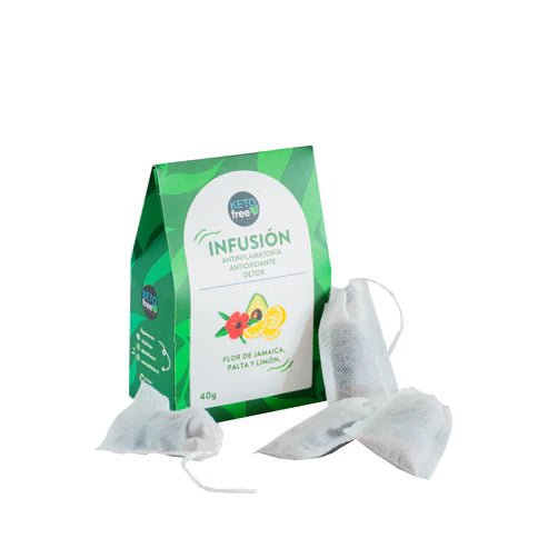 Infusion flor de jamaica palta y limon un Ketofree - KETOFREE - Aldea Nativa