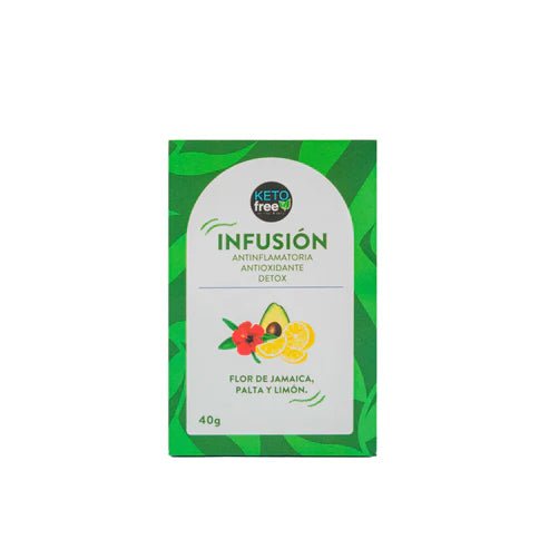 Infusion flor de jamaica palta y limon un Ketofree - KETOFREE - Aldea Nativa