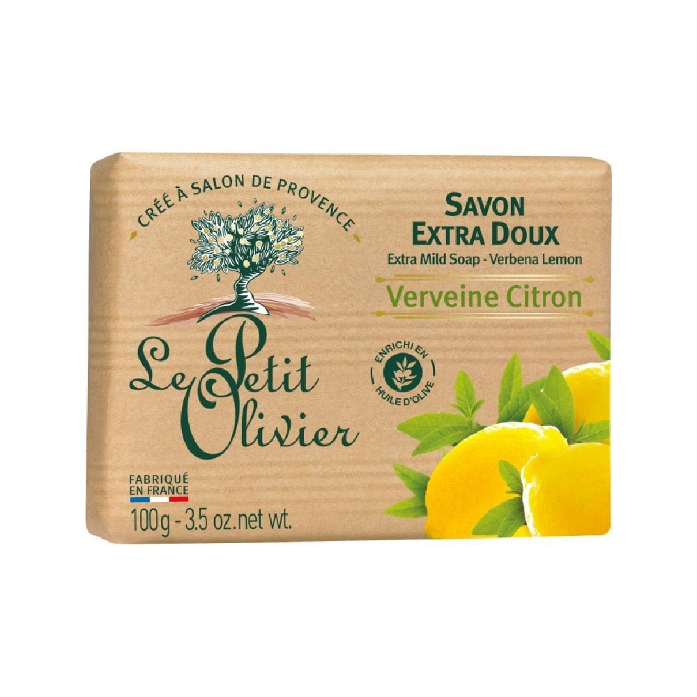 Jabon Barra Verbena Limon Le Petit Olivier 100 Gr - LE PETIT OLIVIER - Aldea Nativa