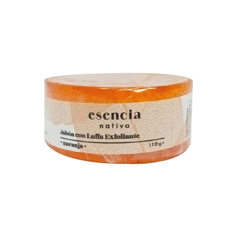 Jabón con lufa Naranja un Esencia Nativa - ESENCIA NATIVA - Aldea Nativa