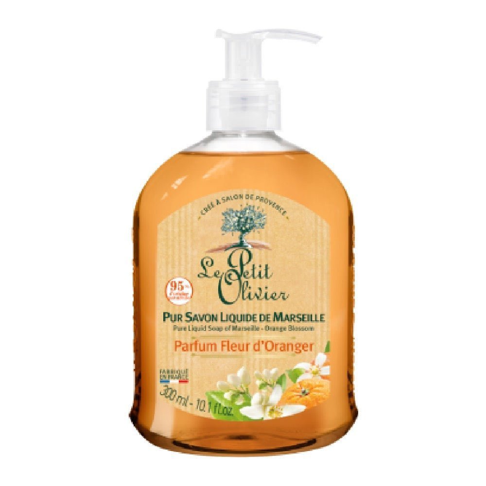 Jabón Líquido Flor Azahar Le Petit Olivier 300 Ml - LE PETIT OLIVIER - Aldea Nativa