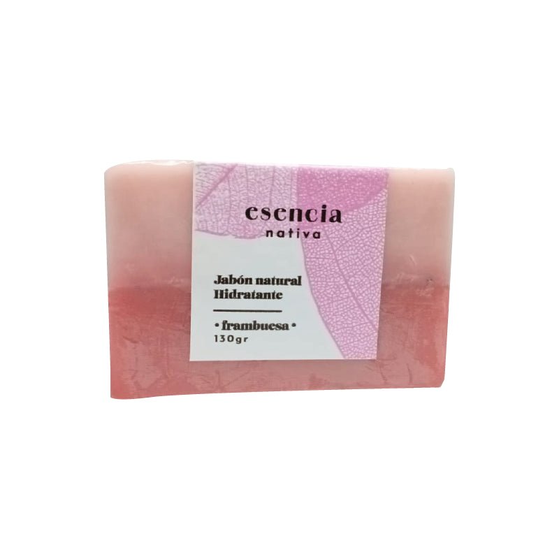 Jabon natural Frambuesa un Esencia Nativa - ESENCIA NATIVA - Aldea Nativa