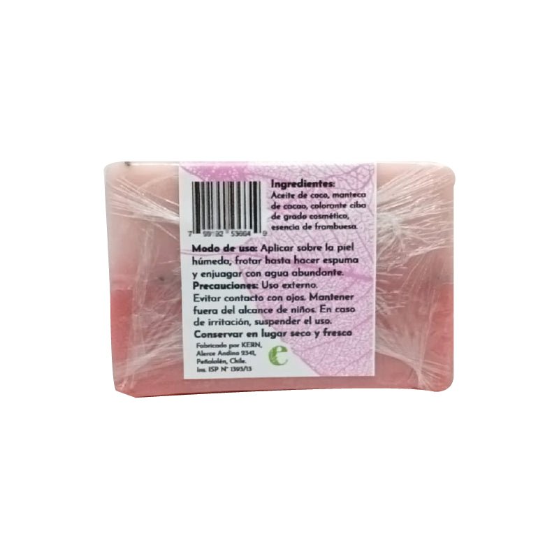 Jabon natural Frambuesa un Esencia Nativa - ESENCIA NATIVA - Aldea Nativa