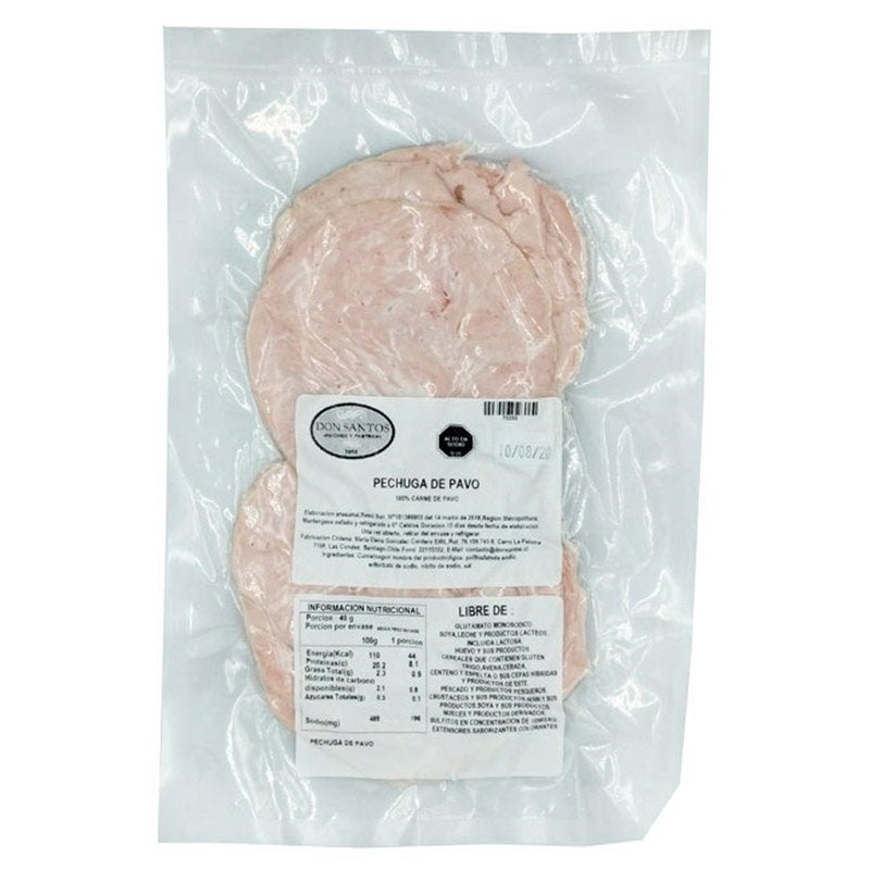 Jamon Pavo Don Santos 250 Gr - DON SANTOS - Aldea Nativa
