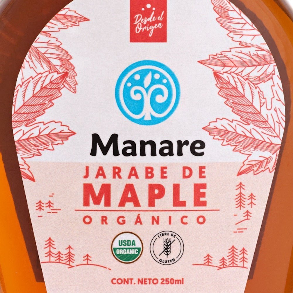 Jarabe Maple Org Manare 250 Ml - MANARE - Aldea Nativa