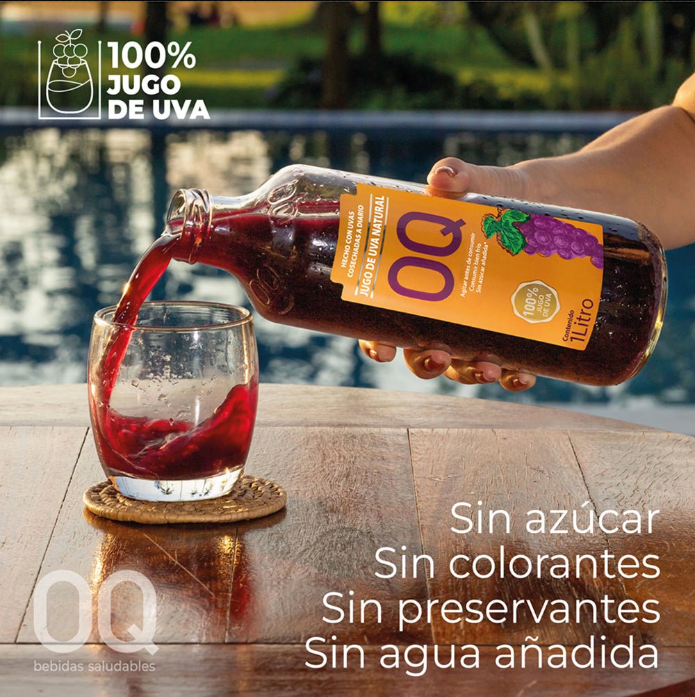 Jugo 100% Uva 1 Litro OQ - OQ - Aldea Nativa