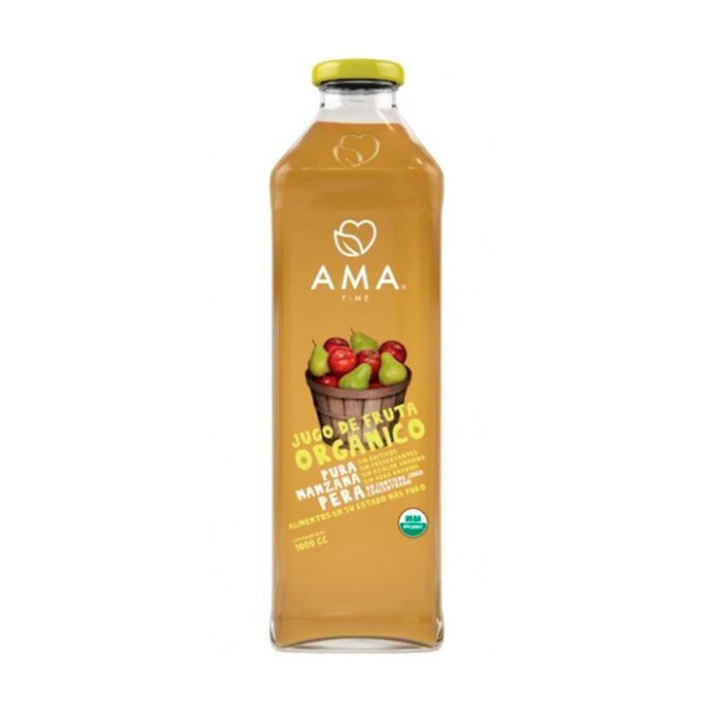 Jugo Manzana Pera Org Ama 1 Lt - AMA - Aldea Nativa