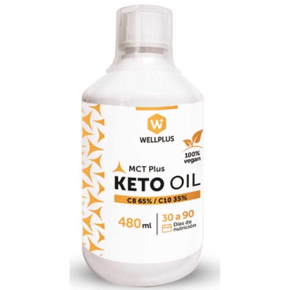 Keto Oil Mct Plus Wellplus 480 Ml - WELLPLUS - Aldea Nativa