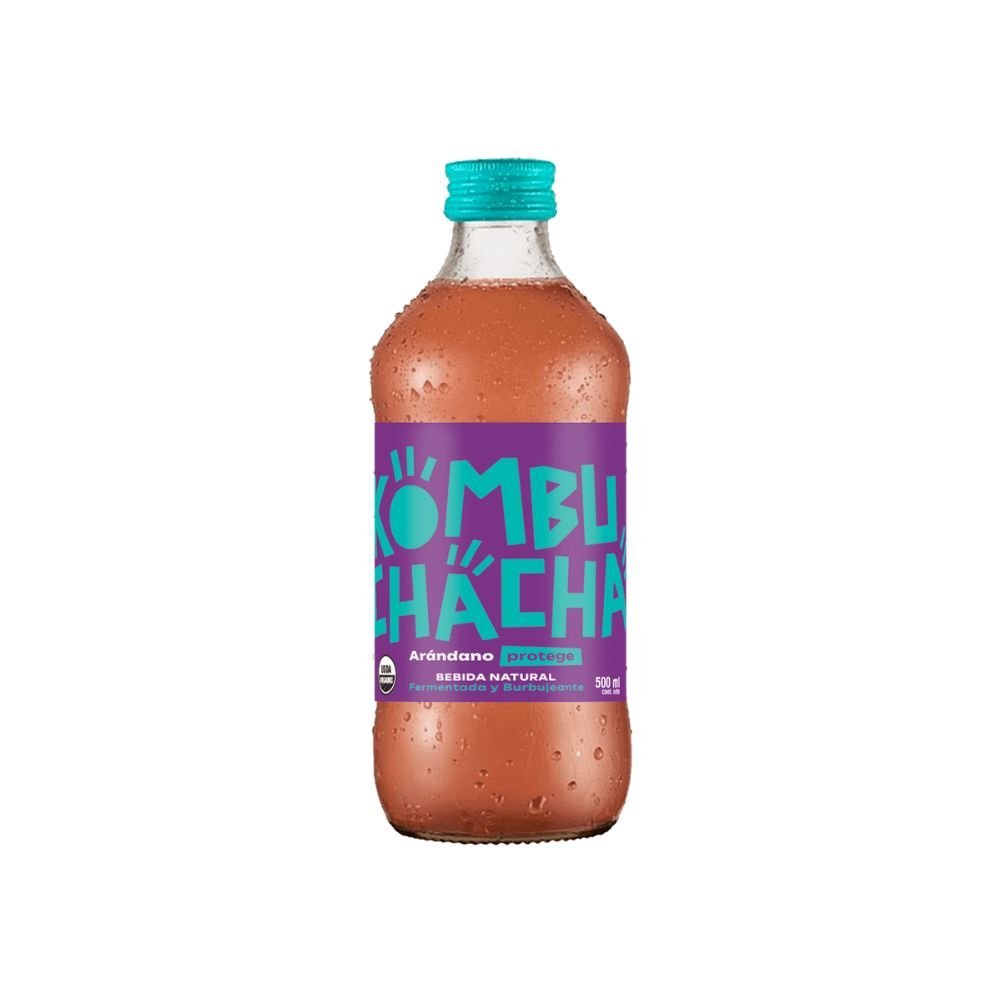 Kombucha Arándano Kombuchacha 500 Ml - KOMBUCHACHA - Aldea Nativa