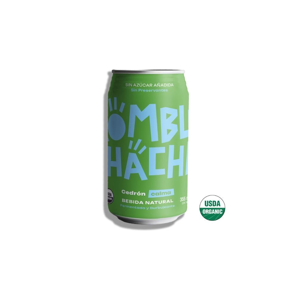 Kombucha Cedrón Calma Kombuchacha 350 Ml - KOMBUCHACHA - Aldea Nativa