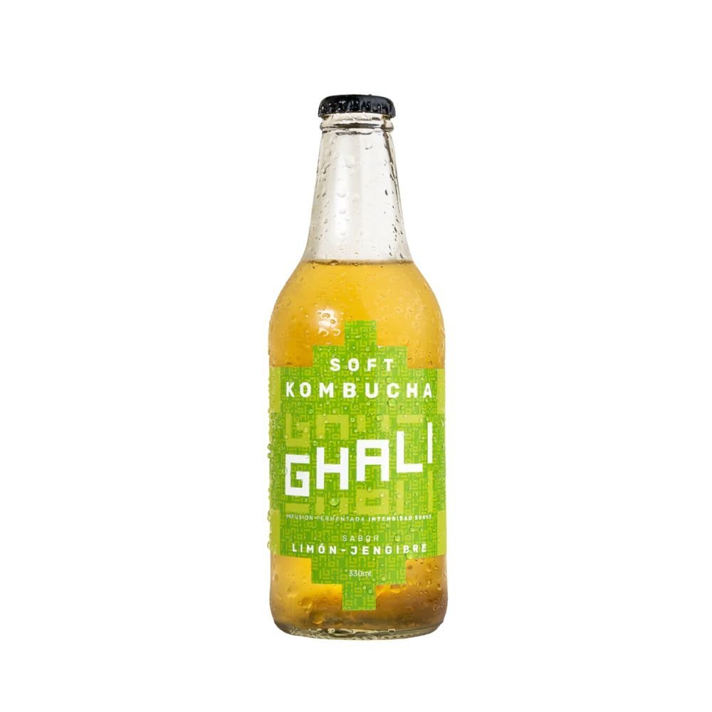 Kombucha Limón Jengibre Ghali 330 Ml - GHALI - Aldea Nativa