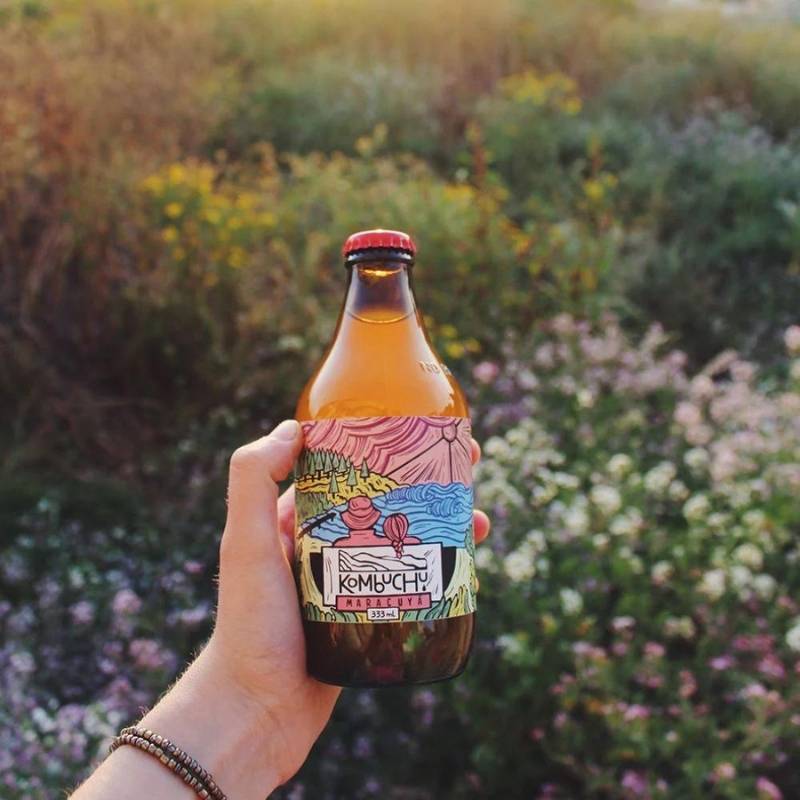 Kombucha Maracuya Kombuchu 333 Ml - KOMBUCHU - Aldea Nativa