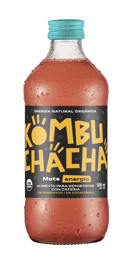 Kombucha Mate energia 500 ML Kombuchacha - KOMBUCHACHA - Aldea Nativa