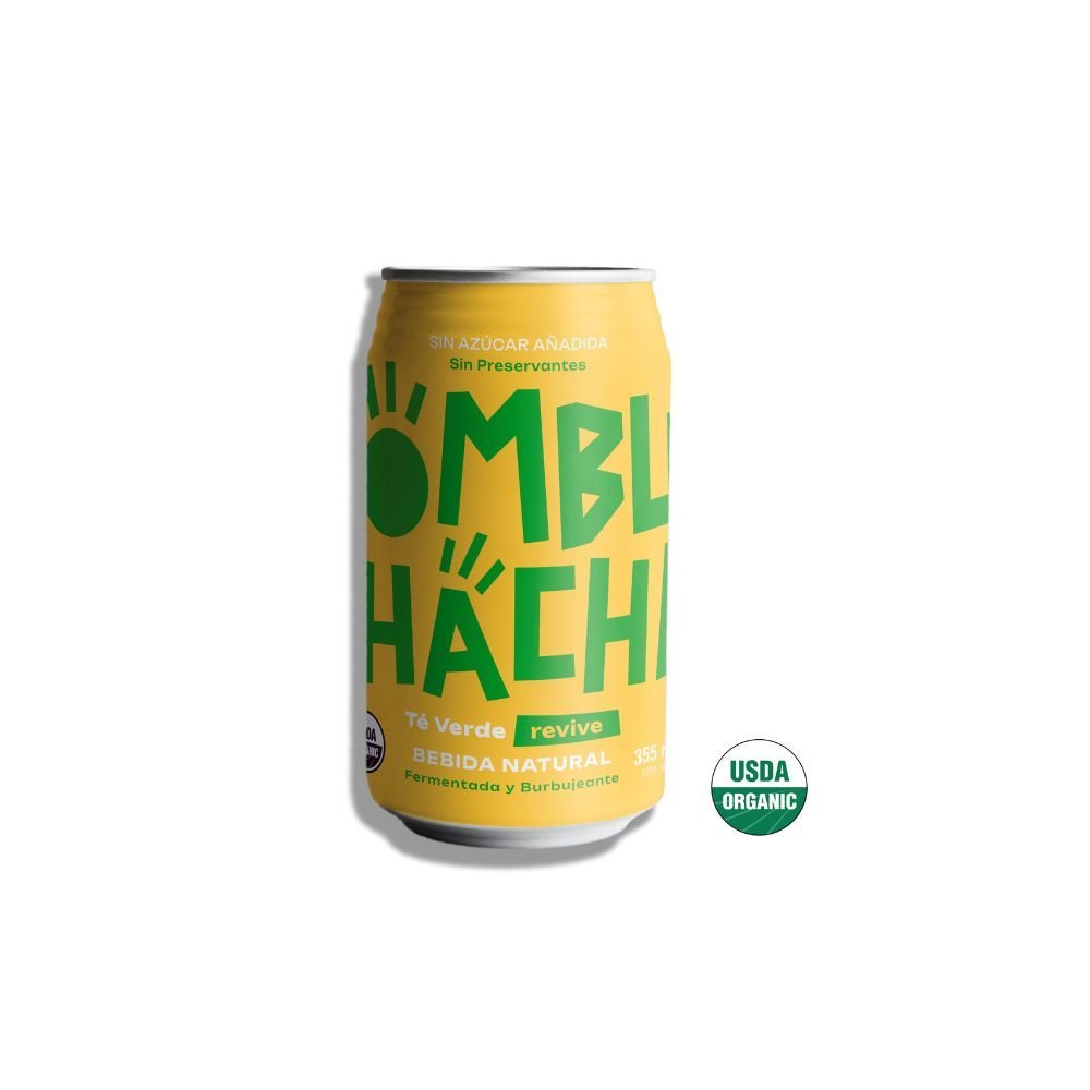 Kombucha Te Verde Revive Kombuchacha 350 Ml - KOMBUCHACHA - Aldea Nativa