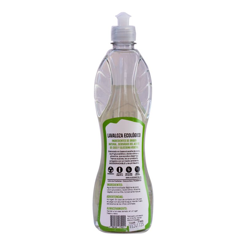 Lavaloza Econativa 500 Ml - ECONATIVA - Aldea Nativa