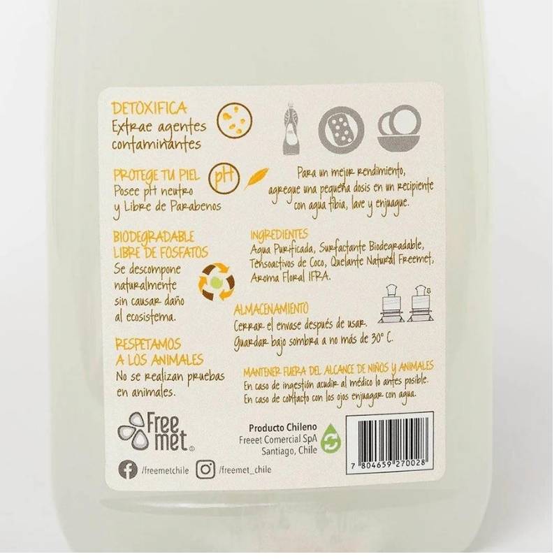 Lavaloza Freemet 500 Ml - FREEMET - Aldea Nativa