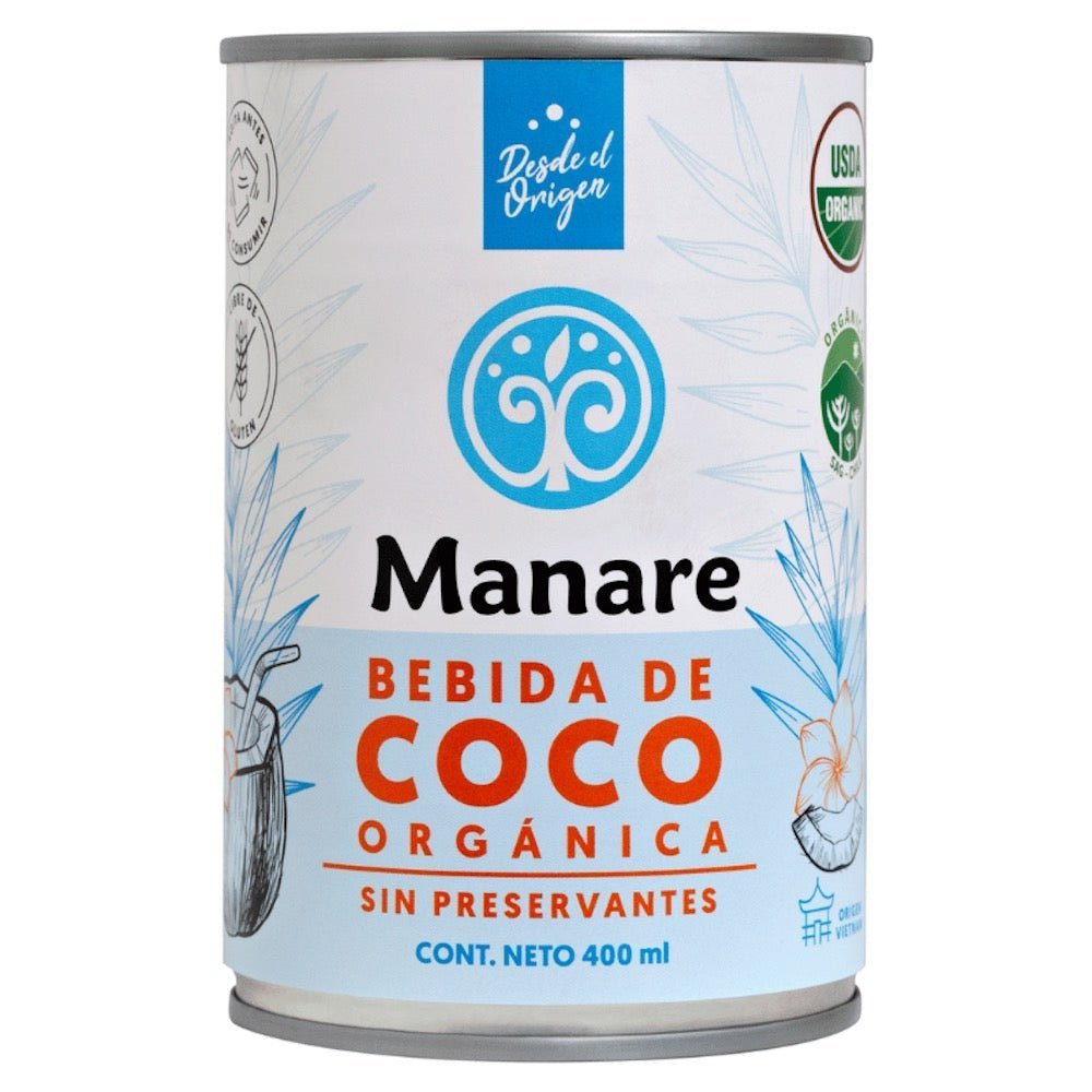 Leche Coco Org Manare 400 Ml - MANARE - Aldea Nativa
