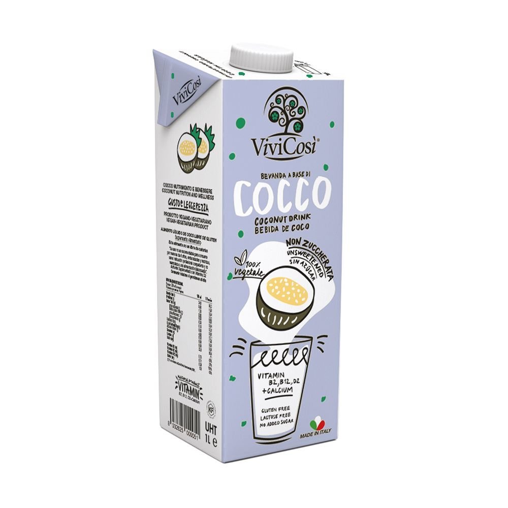 Leche de Coco Sin Azucar Vivicosi 1 Lt - VIVICOSI - Aldea Nativa